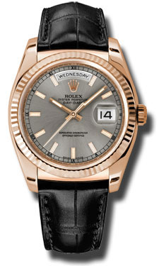 Rolex Day-Date Imitation 41mm President Gold-Plated Silver Dial Automatic Watch