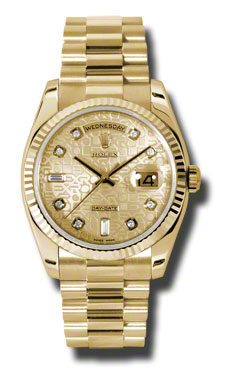 Rolex Day-Date Jubilee 118238CJDP Gold-Plated自动机械表