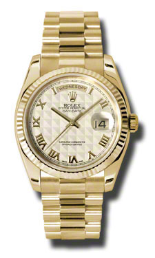 Rolex Day-Date Imitation Prestige President Gold Chronograph Sapphire Crystal Watch