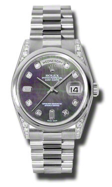 Rolex Day-Date Homage Black Dial Automatic 41mm Prestige Watch