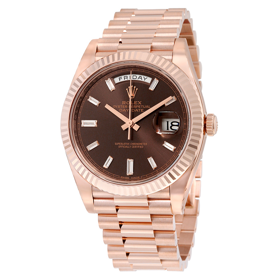 Vintage-Inspired Rolex Day-Date 40 228235CHDP Imitation Gold Steel Automatic 40mm Watch