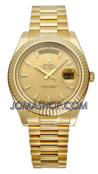 Omega Constellation 218238CSP Masterpiece Steel and Gold President's Watch