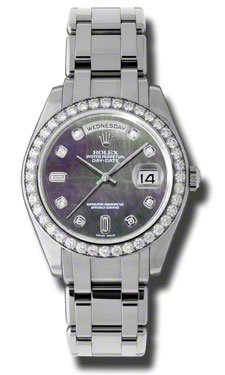 Rolex Masterpiece 18946BKMDPM - Dark Pearl Dial Automatic Luxury Watch