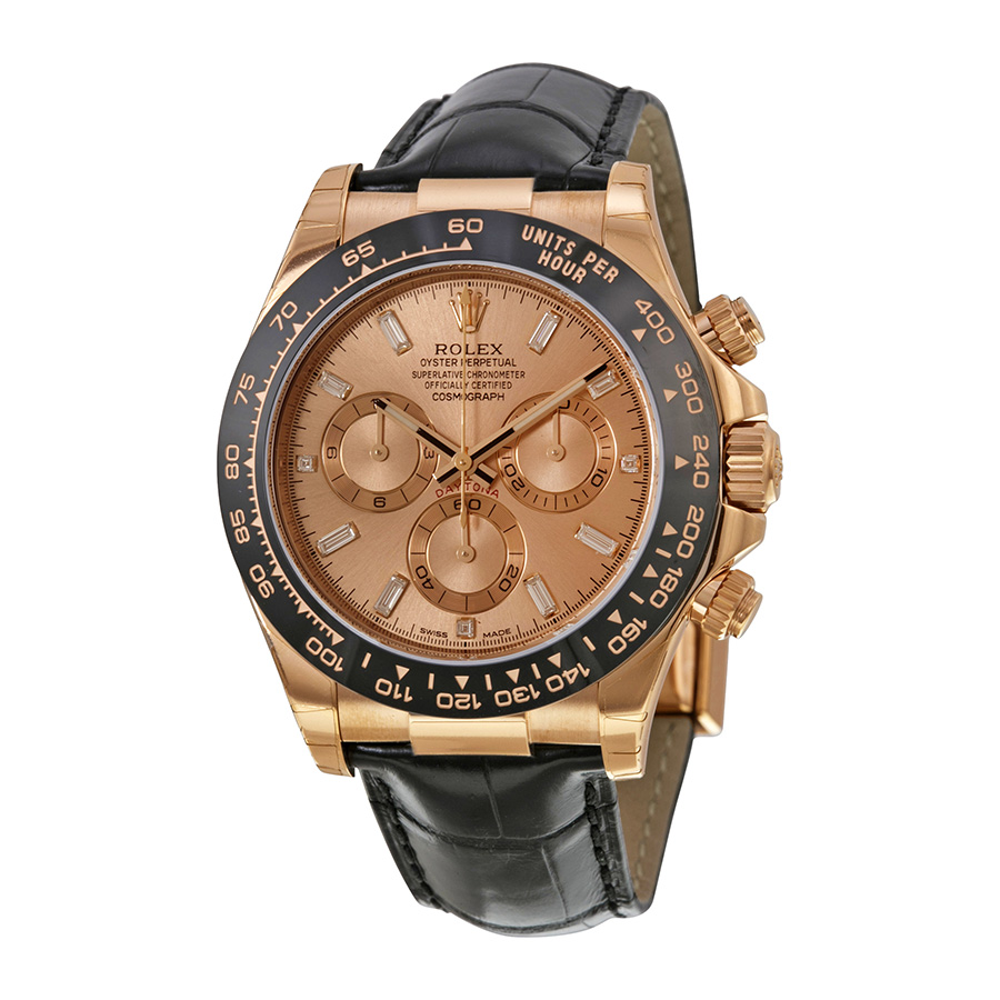 Rose Gold Daytona Clone 116515PKDL Automatic Chronograph Watch