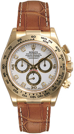 Rolex Daytona 116518-WDL Clone Automatic Chronograph Jet Black Face Mens Watch
