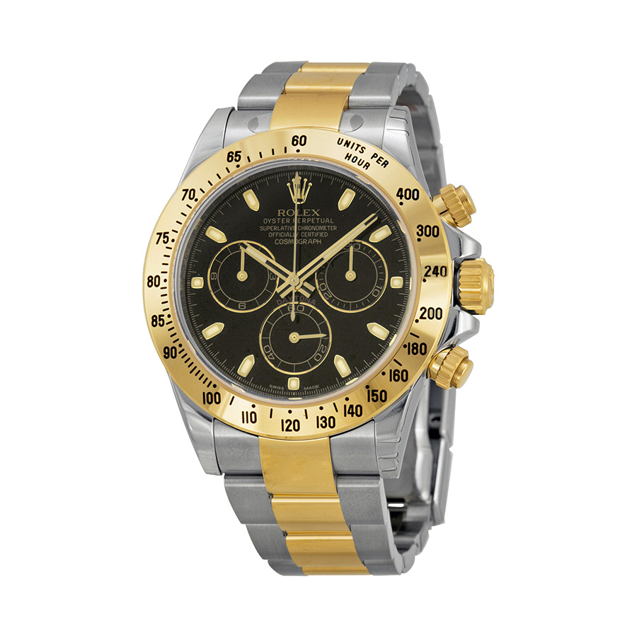 Iconic Daytona Black Steel Automatic Chronograph Reps Watch