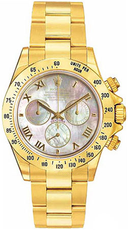 Rolex Daytona 116528-MRO Imitation 18k Gold Automatic Champagne Dial Watch