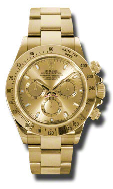 Omega Daytona Swiss Clone Gold Accented Automatic 40mm Watch