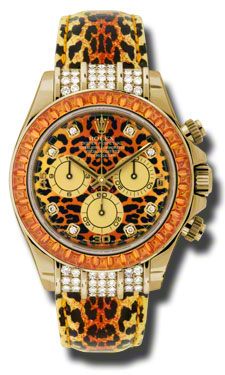 Rolex Daytona 116598 Imitation High-Torque Chronograph Gold Case Black Index Hands