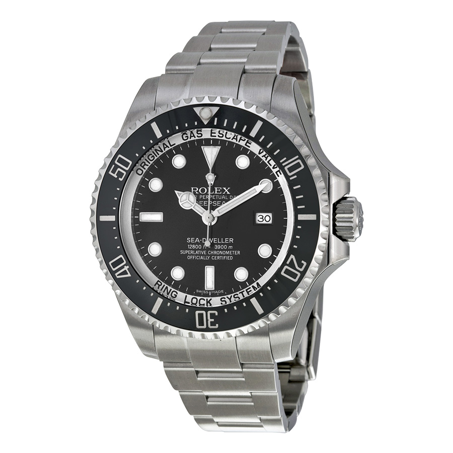 Rolex Deepsea 116660BKSO Automatic Black Dial Steel 43mm Water Resistant 3900 Meters Imitation Watch