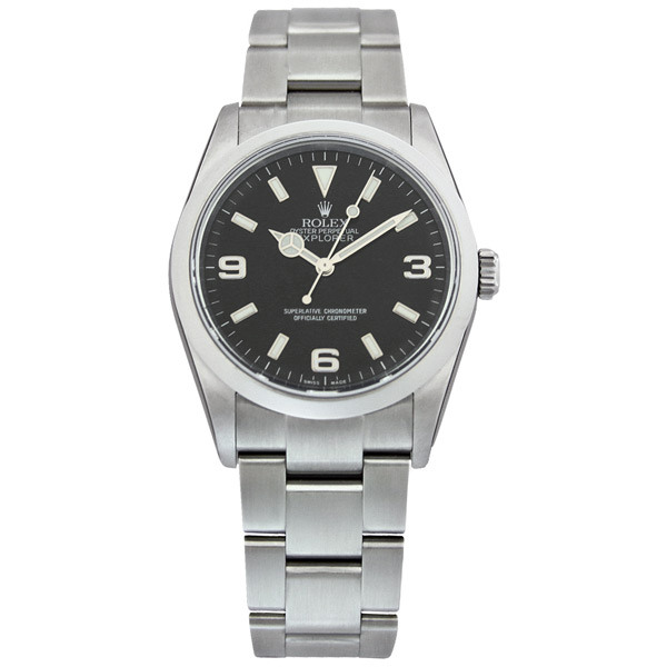 Rolex Explorer 114270 Stainless Steel 36mm Black Dial Automatic Watch