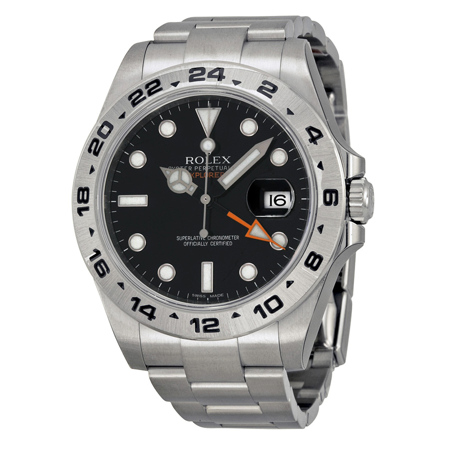 Rolex Explorer II 216570BKSO Black Automatic Steel 42mm Men's Watch