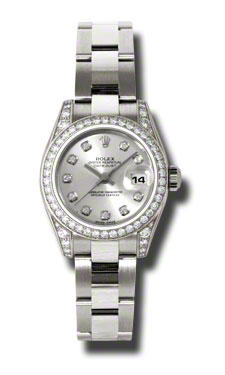 Classic Rolex Lady Datejust 179159SDO Imitation Silver Automatic 28mm Watch