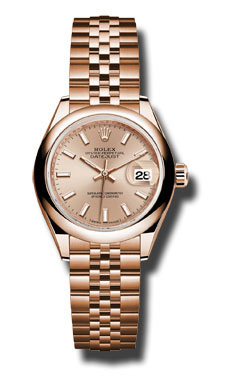 Stunning Rolex Lady Datejust 279165PSJ Replicates - Gold and Diamond Accents - Automatic Watch
