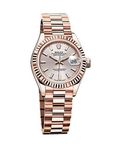 Swiss Clone Rolex Lady Datejust 279175SNSP Automatic Steel & Pink Gold Bezel Watch