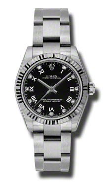 Stainless Steel Rolex Oyster Perpetual 41mm Automatic Black Dial Clone Watch