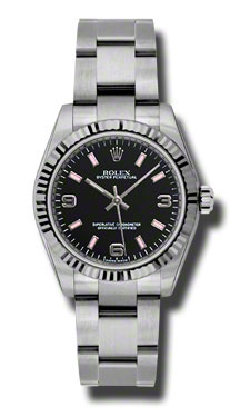 Vintage-Inspired Rolex Oyster Perpetual Black Dial Automatic 36mm Replica Watch