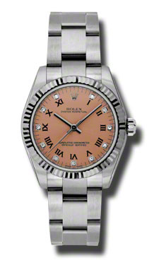 Rolex Oyster Perpetual 177234PRDO Steel Hands-Free Timepiece