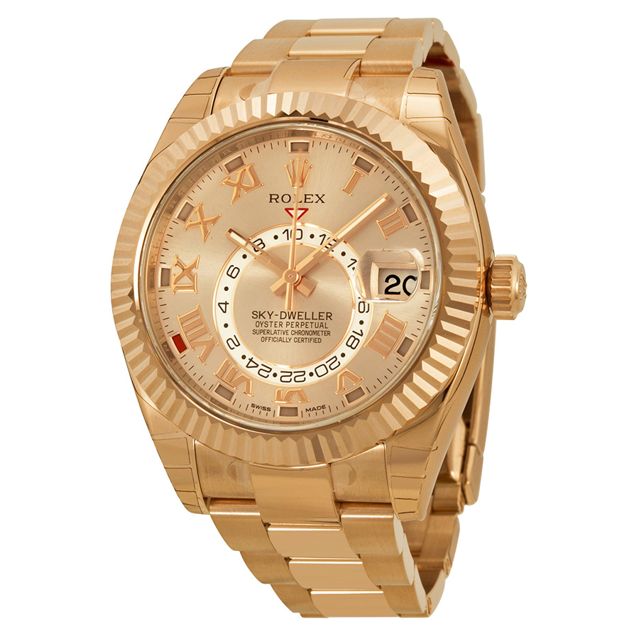 Sky High Timekeeping: Rolex Sky Dweller 326935 Imitation 41mm Silver Automatic Watch with Moon Phase