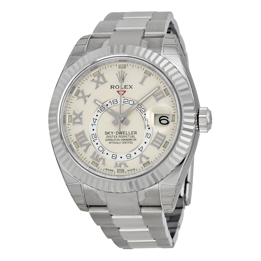 Rolex Sky Dweller Ivory Dial Timeless Luxury Replica Watch