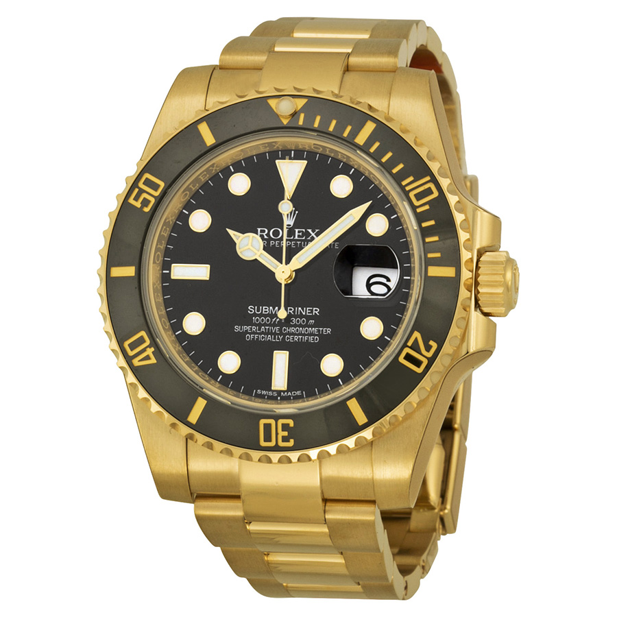 Stylish Rolex Submariner 116618BKSO - Black Ceramic Case - Automatic - Dive Timepiece