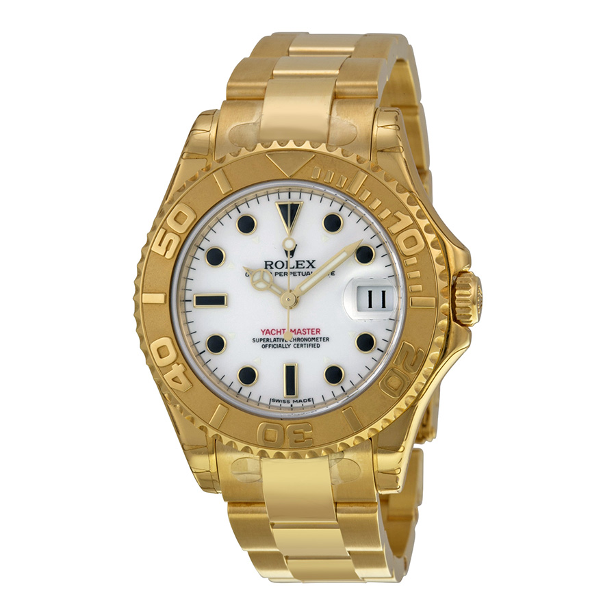 Rolex Yacht-Master 41mm Imitation Swiss Steel White Dial Automatic Watch