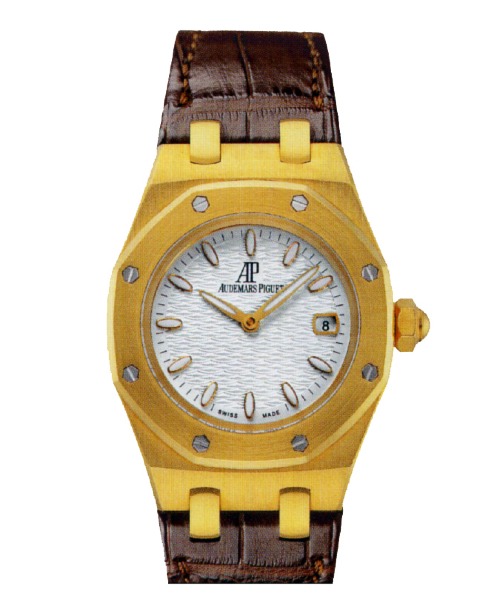 Audemars Piguet Royal Oak 41mm Yellow Gold Clone, Self-Winding Chrono, Black Face, Water-Resistant