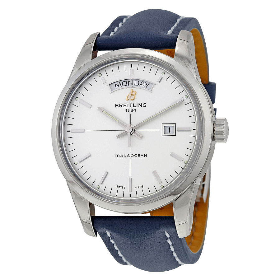 Breitling Avenger Automatic Silver Steel Chronograph Watch