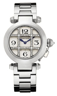 Cartier Pasha de Cartier Silver Automatic Chronograph Watch - Exquisite Elegance
