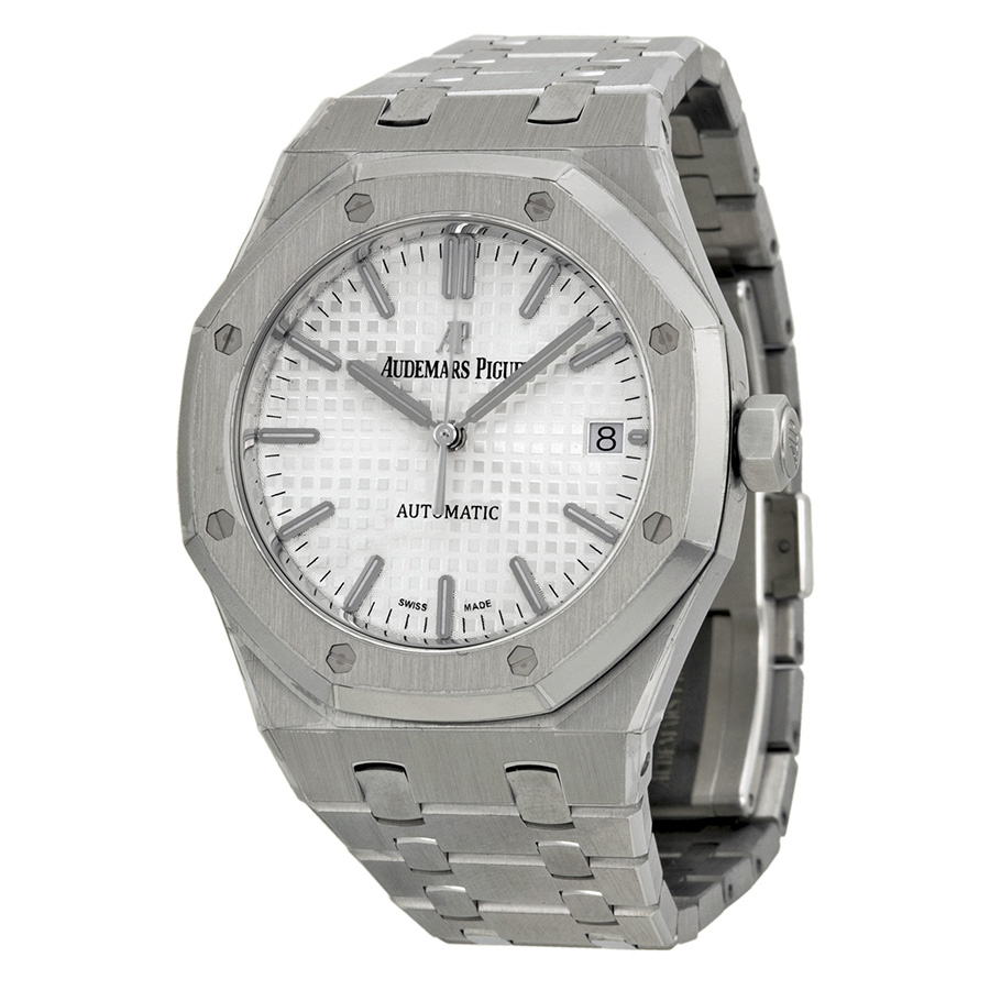 Audemars Piguet Royal Oak Steel Automatic Chronograph with Blacked-out Case and Black Dial Watch