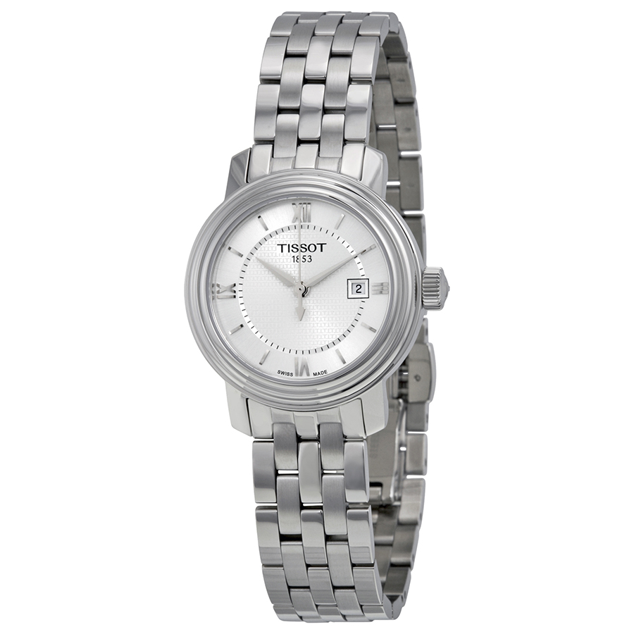 Tissot T097.010.11.038.00 Lady's Timepiece - Swiss Automatic, Stainless Steel, Polished Bezel, White Mother-of-Pearl Dial