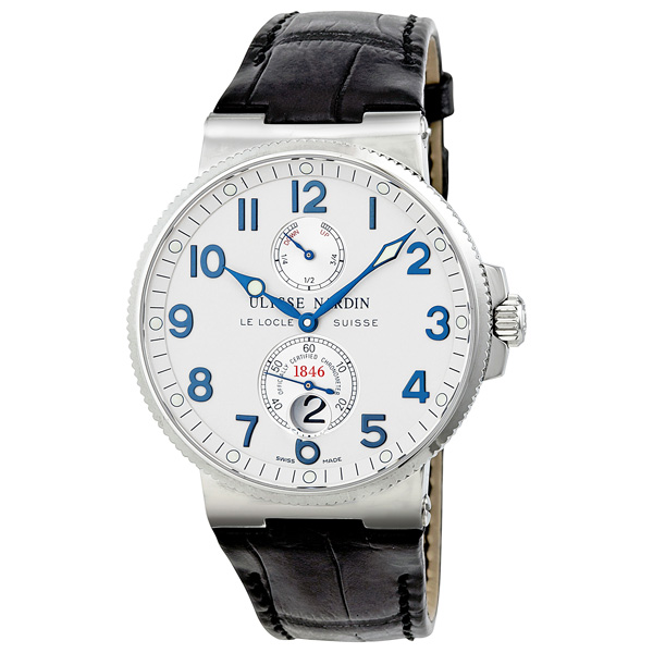 Ulysse Nardin Ocean Star 263-66 Swiss Automatic Black Water-Resistant Chronograph Watch