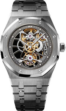 Audemars Piguet Royal Oak Clone Automatic Steel Case Black Face Water-Resistant Watch