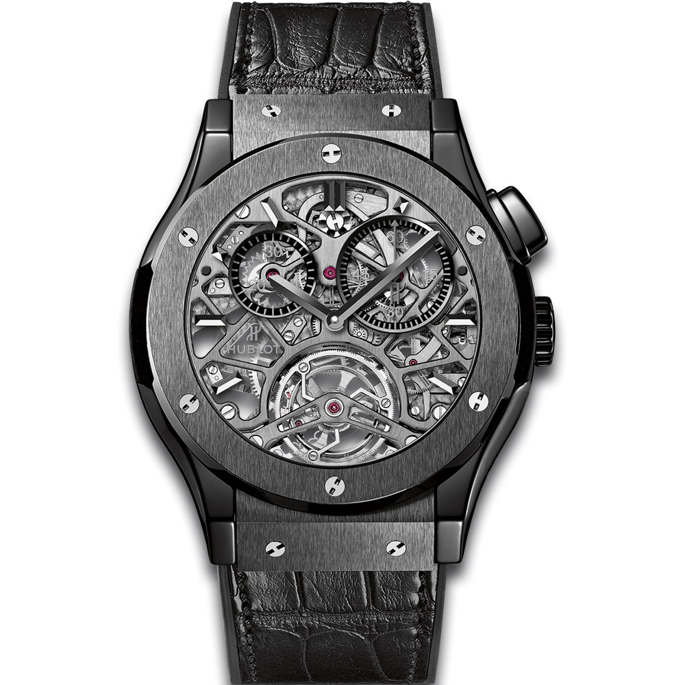 Hublot Classic Fusion Ceramic Watch - Black Dial Automatic 42mm