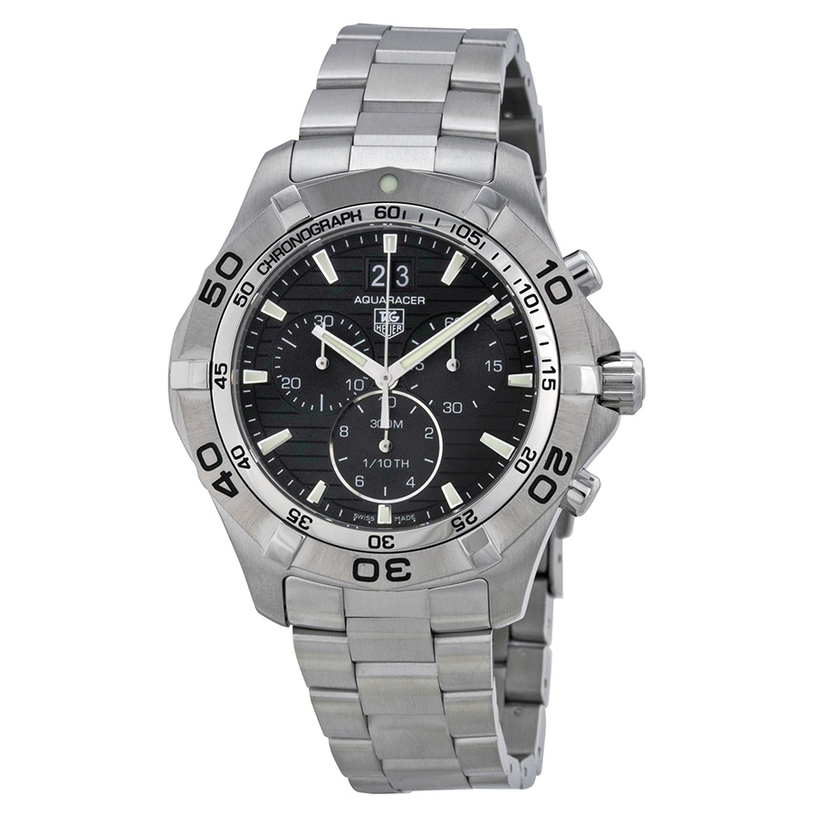 Tag Heuer Aquaracer Dive Pro 42mm Reps Automatic Steel Case Black Dial 200m Water Resistant Watch