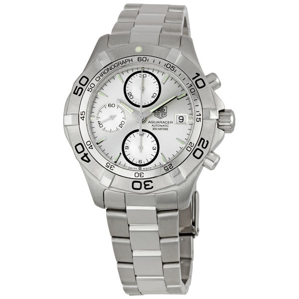 Tag Heuer Aquaracer Automatic Steel Blue Dial Mens Diver Watch