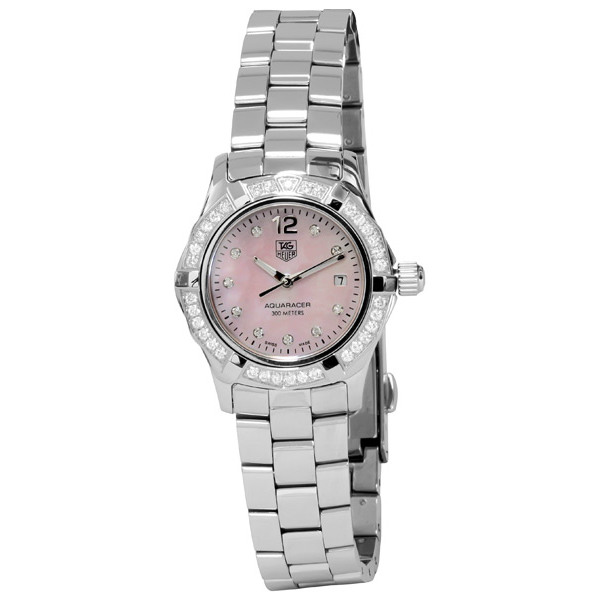 Tag Heuer Aquaracer Wrist Dive Replica, Swiss Quartz, Stainless Steel, Black Face, 300M Water Resistant Watch