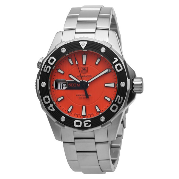 Tag Heuer Aquaracer WAJ1113.BA0870: Robust Dive Timepiece - Stainless Steel, Black Dial, Automatic, 300m Water Resistant Watch