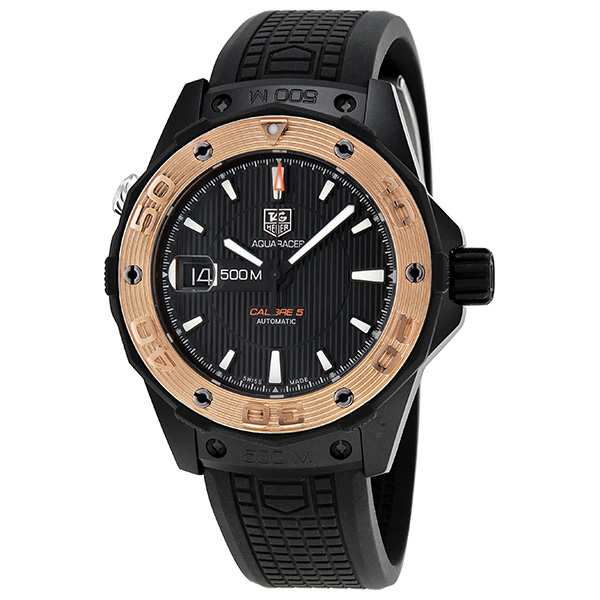Tag Heuer Aquaracer Carbon Titanium Dive Replica - 300m Automatic Black Face Watch