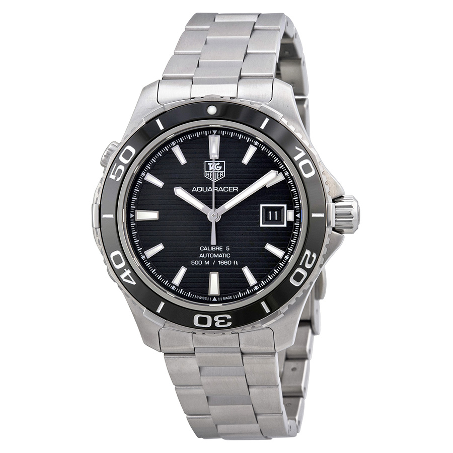Tag Heuer Aquaracer Dive Replica Black Automatic Steel 300M Water Resistant Watch