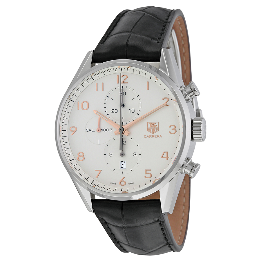 Tag Heuer Carrera Clone Swiss Movement 41mm Carbon Steel Black Face Dive Watch