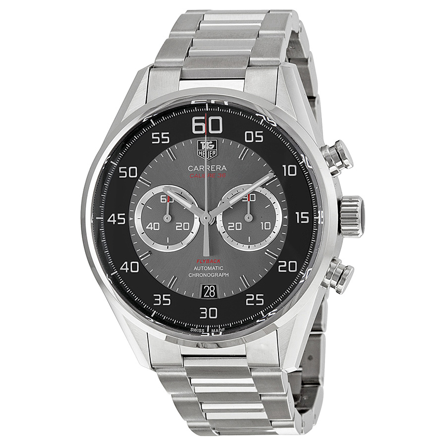 Tag Heuer Carrera CAR2B10.BA0799 - Automatic Chronograph, Steel Case, Black Dial, Mens Watch