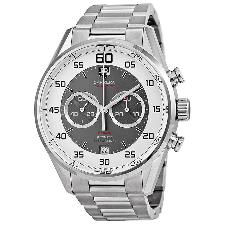 Tag Heuer Carrera Grey Dial Automatic Chronograph Replica Watch
