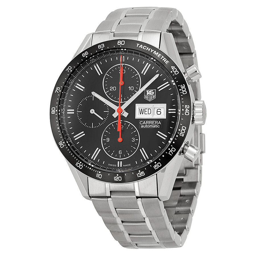 Tag Heuer Carrera CV201AH.BA0725 Clone Automatic Chronograph Silver Dial Mens Watch