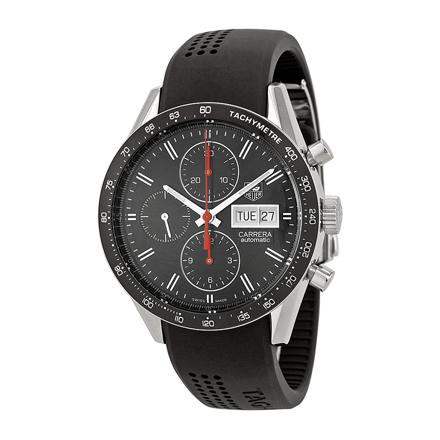 Tag Heuer Carrera Swiss Imitation Chronograph FT6014 Black Face Automatic Water-Resistant 43mm Watch