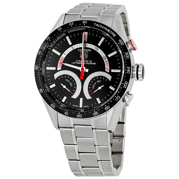 Tag Heuer Carrera CV7A10.BA0795 Imitation Swiss Automatic Sports Watch - Black Carbon Fiber Case, Blue Chrono Face