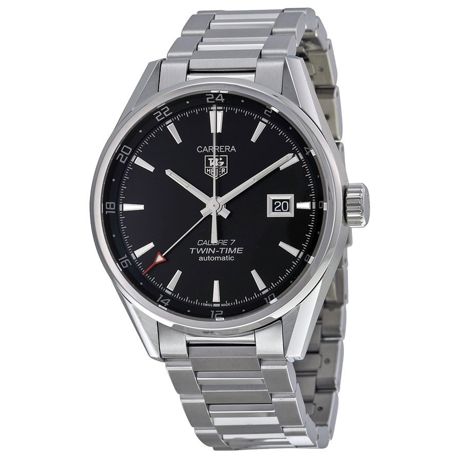 Tag Heuer Carrera Clone Automatic Black Dial 42mm Mens Watch