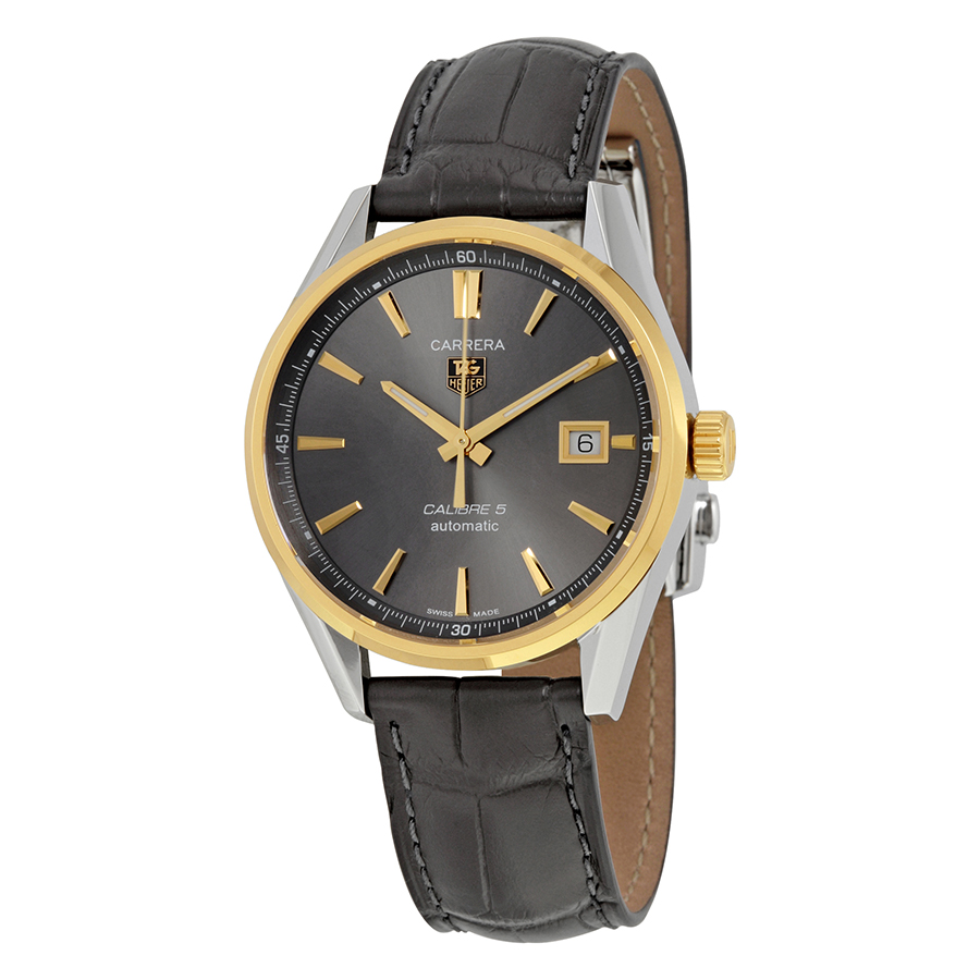 Tag Heuer Carrera Swiss Clone Automatic Jet Black Dial 43mm Water-Resistant Watch