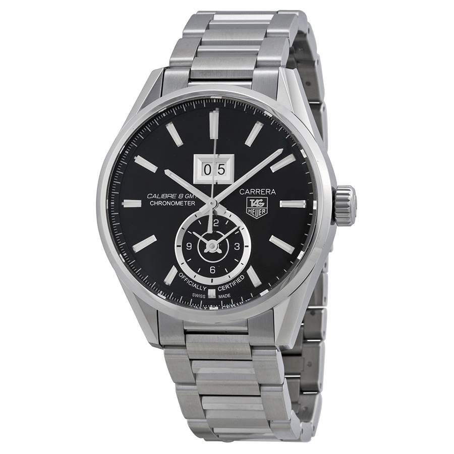 Tag Heuer Carrera Clone Automatic Black Dial 43mm Mens Watch