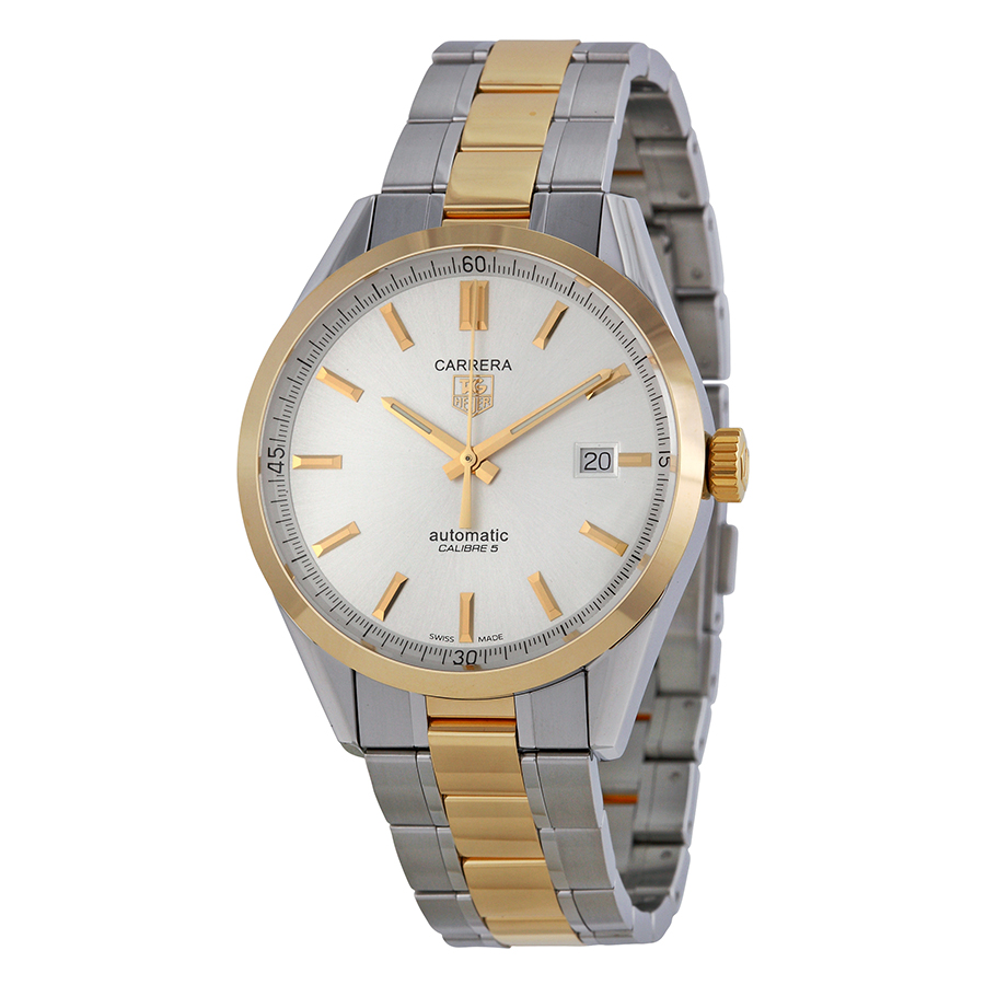 Tag Heuer Carrera Clone 41mm Stainless Steel Automatic Jet Black Dial Water Resistant Watch